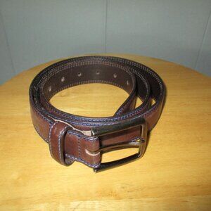 MIGUEL BELLIDO Brown Leather Belt Men Sz 40